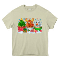 Mossy festive christmas cupcakes Heavy Core Tee - CowhideDigitalArt