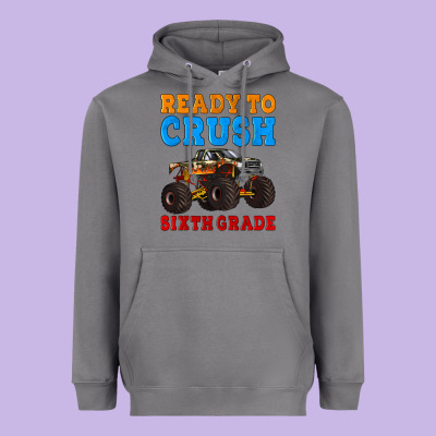 Ready To Crush Sixth Grade Heavyweight Hoodie Designed By Artiststas
