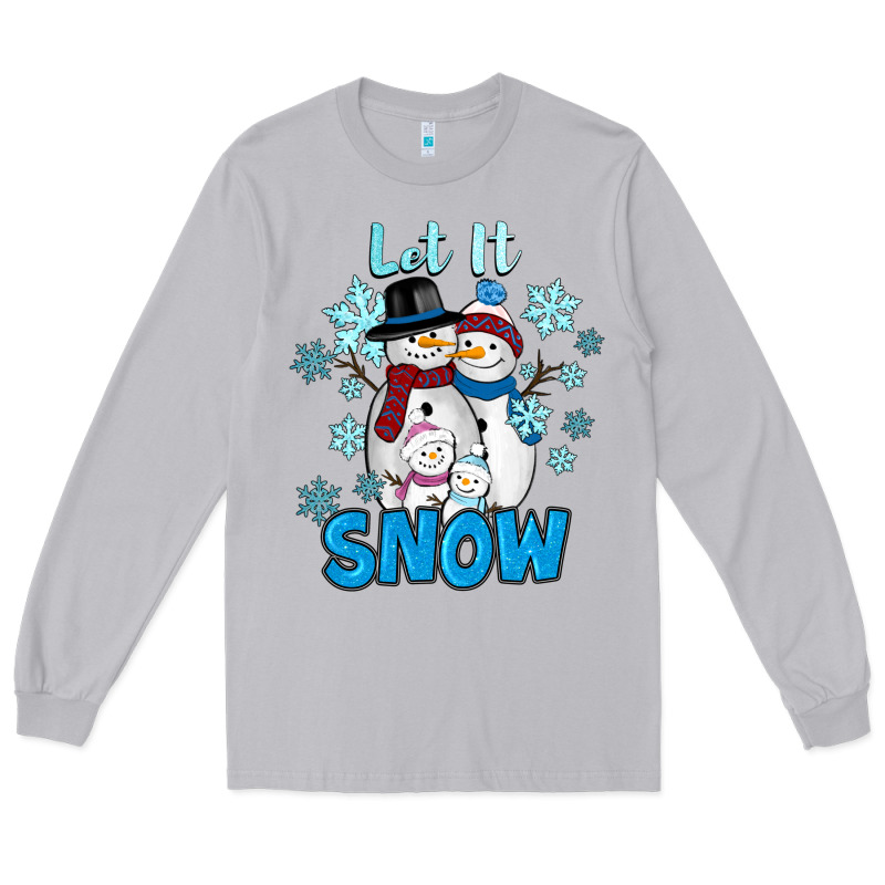 Let It Snow Long Sleeve Tee by RanaPortraitStore | Teevron