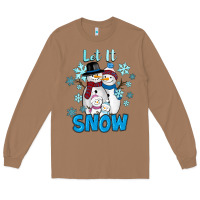 Toasted Coconut let it snow Long Sleeve Tee - RanaPortraitStore