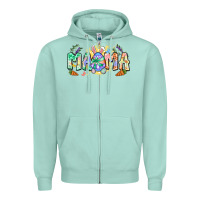 Seafoam Easter Day mama Zipper Hoodie - Neo Western