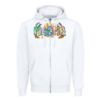 Easter Day Mama Zipper Hoodie | Teevron