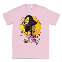 Bubblegum Pink Be Witchy Black Witch Classic Tee - texasbilliewilder