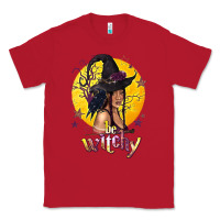 Red Be Witchy Black Witch Classic Tee - texasbilliewilder