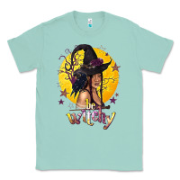 Seafoam Be Witchy Black Witch Classic Tee - texasbilliewilder