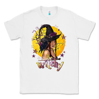 White Be Witchy Black Witch Classic Tee - texasbilliewilder