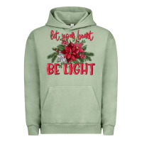 Pigment Oil Green Let your heart be light Urban Hoodie - MaliasSmallBusiness