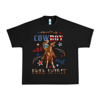 Black american cowboy wild west free spirit Urban Heavy Tee - texasbilliewilder