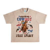 French Oak american cowboy wild west free spirit Urban Heavy Tee - texasbilliewilder