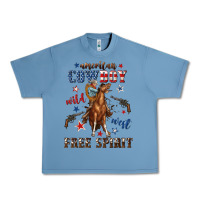 American Cowboy Wild West Free Spirit Urban Heavy Tee | Teevron