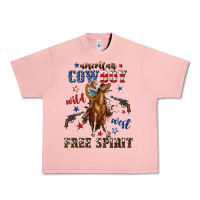 Salmon american cowboy wild west free spirit Urban Heavy Tee - texasbilliewilder
