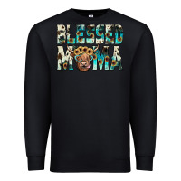 Black blessed mama Premium Sweatshirt - JahusDesignShop