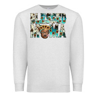 Oatmeal Heather blessed mama Premium Sweatshirt - JahusDesignShop