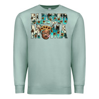 Seafoam blessed mama Premium Sweatshirt - JahusDesignShop