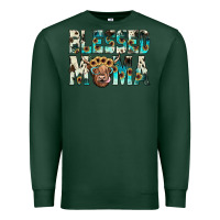 Sports Green blessed mama Premium Sweatshirt - JahusDesignShop