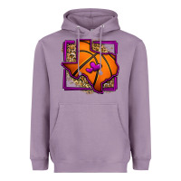 Lavender leopard basketball texas map Heavyweight Hoodie - Jasminsmagicworld