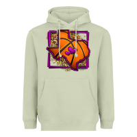 Matcha leopard basketball texas map Heavyweight Hoodie - Jasminsmagicworld
