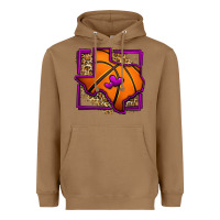 Toasted Coconut leopard basketball texas map Heavyweight Hoodie - Jasminsmagicworld
