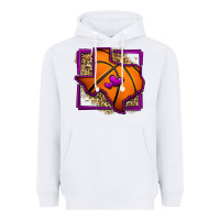 White leopard basketball texas map Heavyweight Hoodie - Jasminsmagicworld