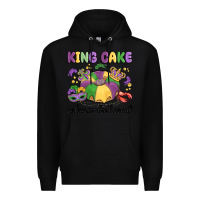 Black king cake calories don't count Premium Hoodie - MaliasSmallBusiness