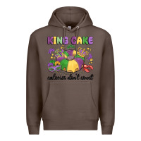 Coffee king cake calories don't count Premium Hoodie - MaliasSmallBusiness