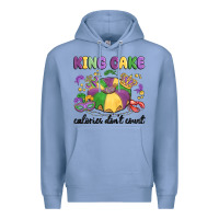 Colony Blue king cake calories don't count Premium Hoodie - MaliasSmallBusiness