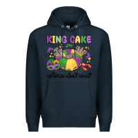 Navy king cake calories don't count Premium Hoodie - MaliasSmallBusiness