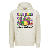 Oatmeal Heather king cake calories don't count Premium Hoodie - MaliasSmallBusiness