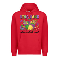 Red king cake calories don't count Premium Hoodie - MaliasSmallBusiness