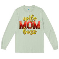 Matcha wife mom boss Long Sleeve Tee - texasbilliewilder