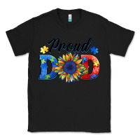 Black proud dad autism Classic Tee - BarkalooDesign