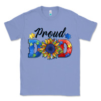 Colony Blue proud dad autism Classic Tee - BarkalooDesign