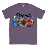 Lavender proud dad autism Classic Tee - BarkalooDesign