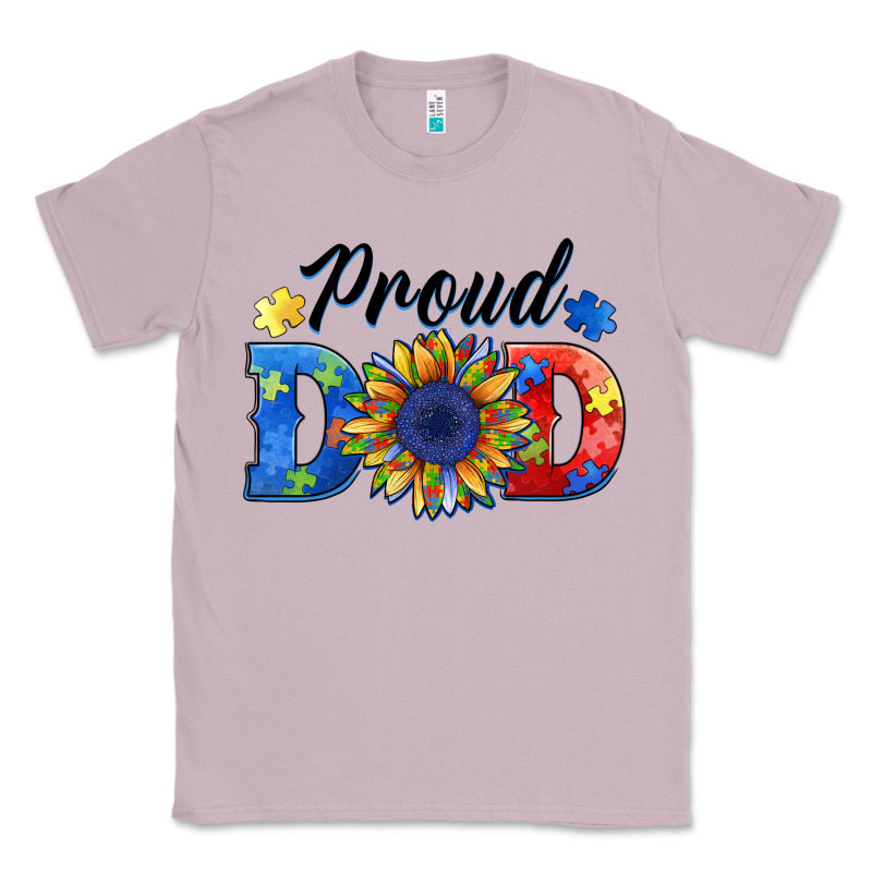 Proud Dad Autism Classic Tee by BarkalooDesign | Teevron