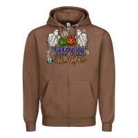 Chestnut hippie halloween Zipper Hoodie - CowhideDigitalArt
