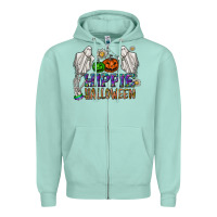 Seafoam hippie halloween Zipper Hoodie - CowhideDigitalArt