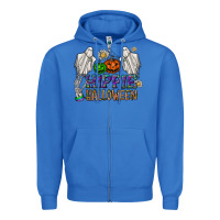 True Royal hippie halloween Zipper Hoodie - CowhideDigitalArt