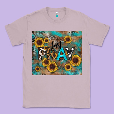 Just Pray Tumbler Classic Tee Designed By Ranaportraitstore