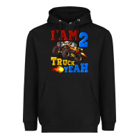 Black i'am two truck yeah Heavyweight Hoodie - Artiststas