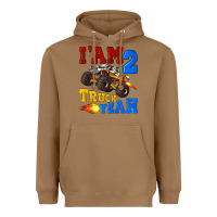 Toasted Coconut i'am two truck yeah Heavyweight Hoodie - Artiststas