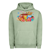 Pigment Oil Green mexican deserts christmas Urban Hoodie - MaliasSmallBusiness