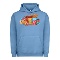 Pigment Pebble Blue mexican deserts christmas Urban Hoodie - MaliasSmallBusiness
