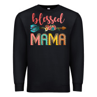 Black blessed mama Premium Sweatshirt - JahusDesignShop