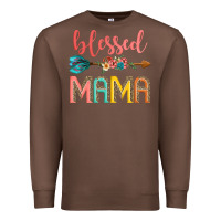 Chestnut blessed mama Premium Sweatshirt - JahusDesignShop