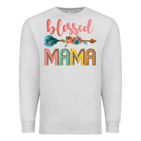 Dove Grey blessed mama Premium Sweatshirt - JahusDesignShop