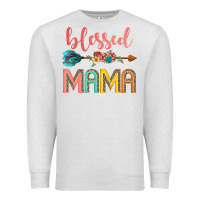 Oatmeal Heather blessed mama Premium Sweatshirt - JahusDesignShop