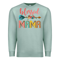 Seafoam blessed mama Premium Sweatshirt - JahusDesignShop