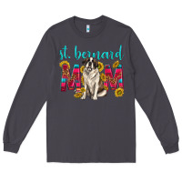 Smoke western st bernard mom Long Sleeve Tee - texasbilliewilder