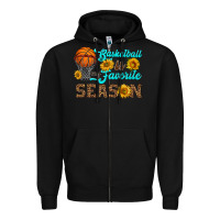 Black basketball is my favorite season Zipper Hoodie - HRA Design Shop