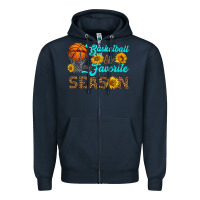 Navy basketball is my favorite season Zipper Hoodie - HRA Design Shop